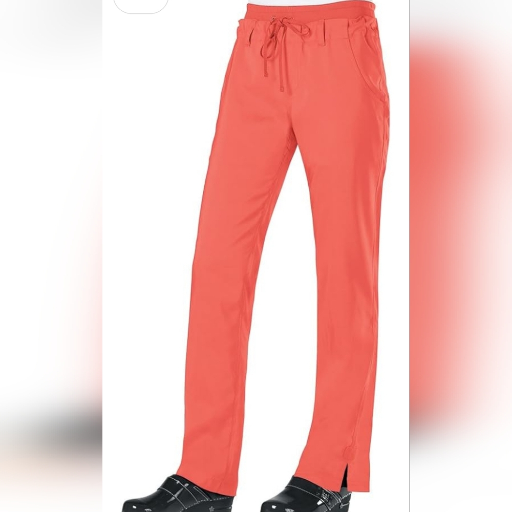 KOI Tech Orange Scrub Pants.